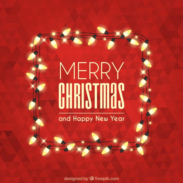 merry-christmas-with-polygonal-background-and-lights_23-2147575830