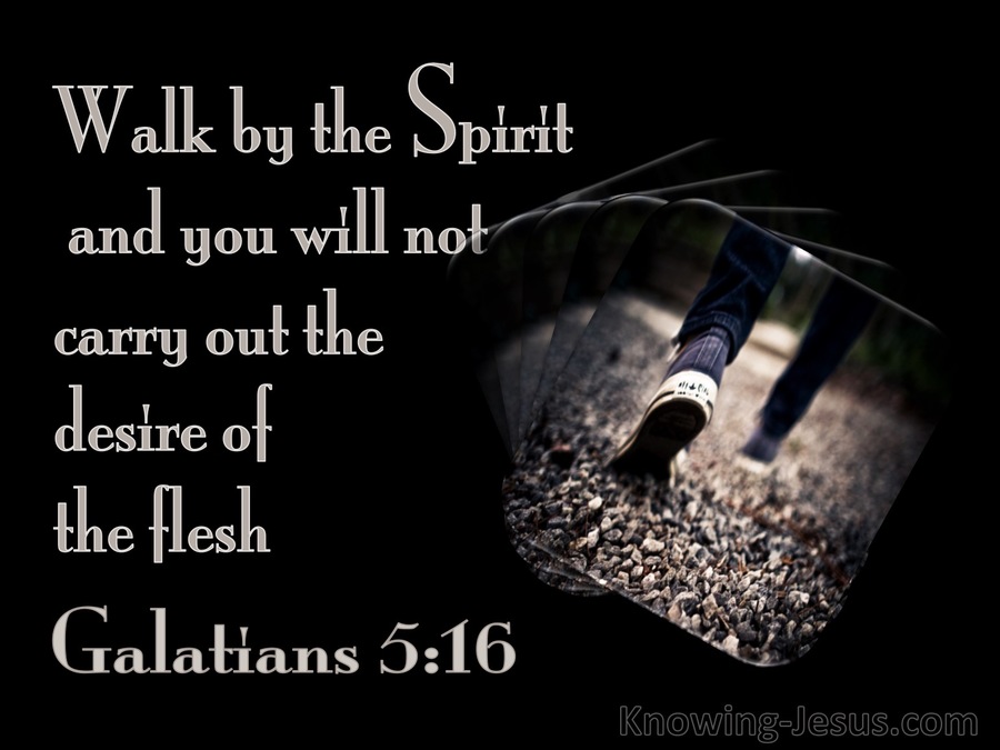 Galatians 5-16 Walk by the Spirit beige